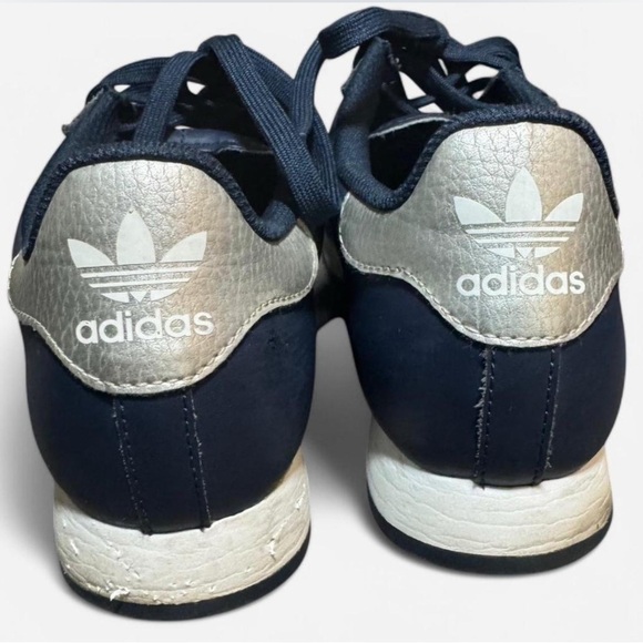 Adidas Samoa Men's Navy/silver/white Sneakers - Picture 6 of 9